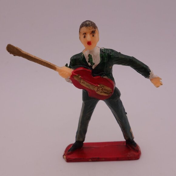 Vintage Beatles Ed Sullivan Show Plastic Cake Toppers - Picture 12 of 16